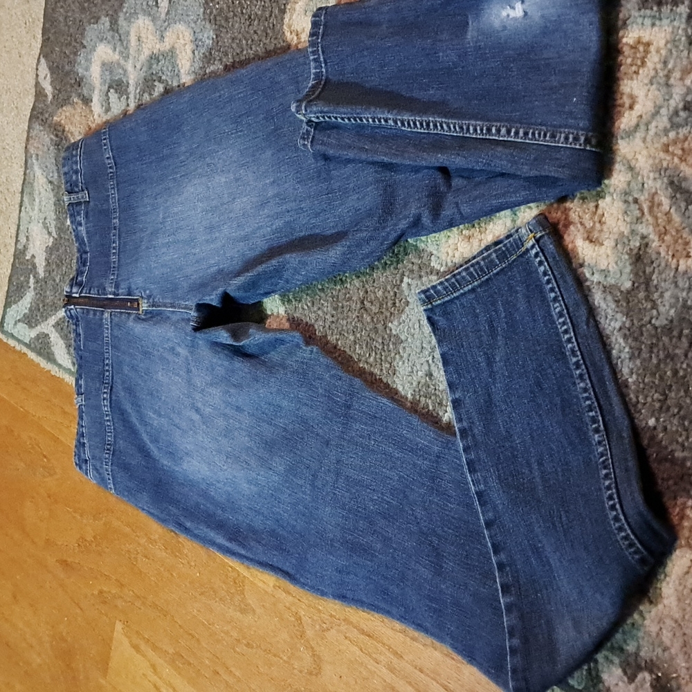 H&M jeans with rear end zipper.     216
